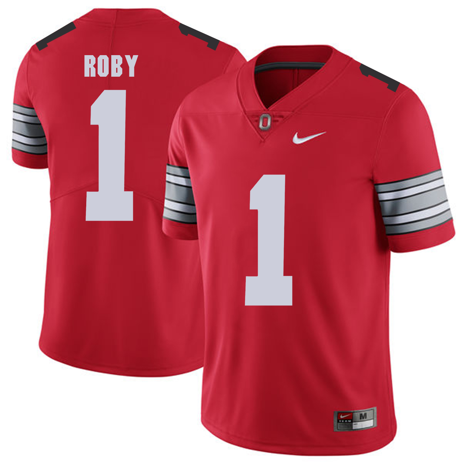 Men Ohio State #1 Roby Red Customized NCAA Jerseys